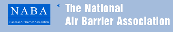 The logo for the National Air Barrier Association (NABA)